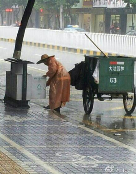 暴风雨里的正能量
