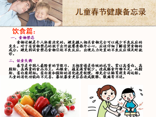 健康过大年：可要“管”住熊孩子的小嘴