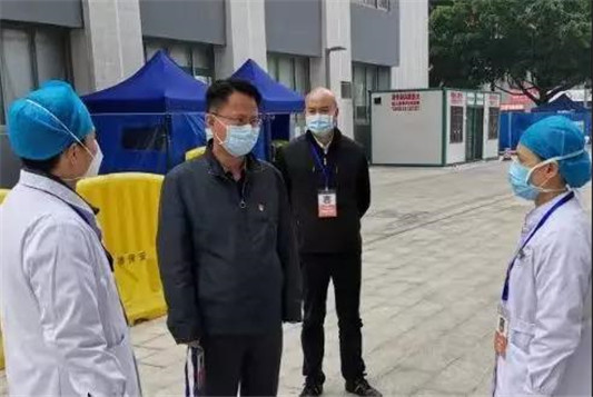 严格落实防控措施，王勇督导北滘留观点建设