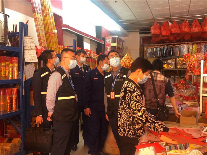 容桂开展节前烟花爆竹专项整治执法检查