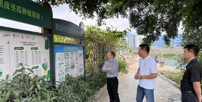 北滘：党委委员调研首个省级环境教育基地黄龙村