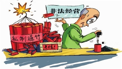 杂货店“挂羊头卖狗肉”，暗藏上吨爆竹