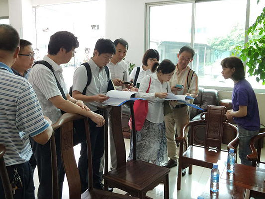 省环保厅领导带领专家调研勒流排放企业
