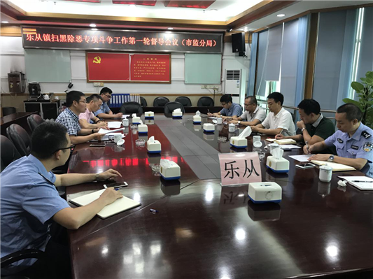 第一轮！乐从开展扫黑除恶专项斗争工作督导