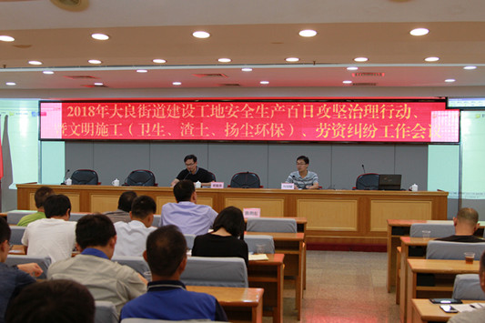 强执行！大良建设工地安全生产百日攻坚
