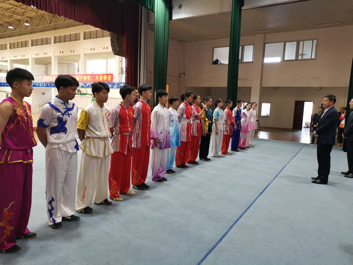 省领导到勒流中学调研武术队备战情况