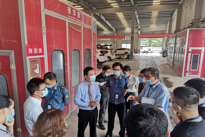 分析问题强整改，北滘筑牢机动车维修行业危废安全网