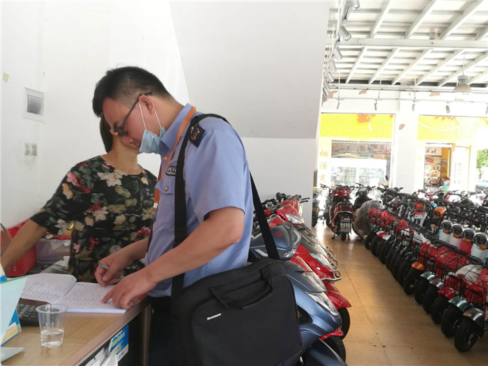 规范保障安全，乐从开展电动自行车整治行动