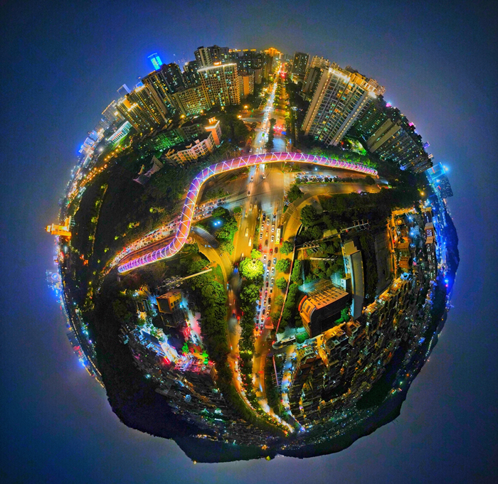 壹周美图：360度俯瞰顺德高空夜景，超美！