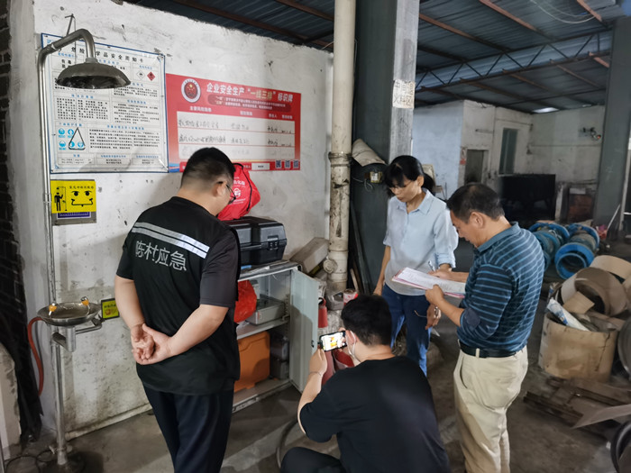 陈村：联同专家排查隐患 筑牢液氨行业安全防线