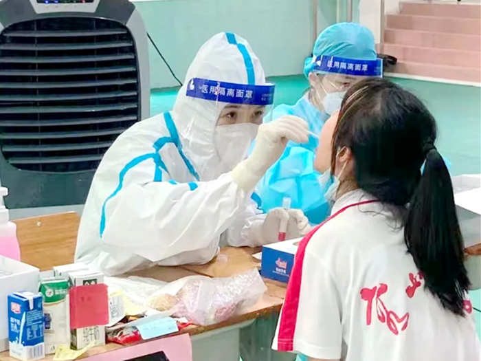 高考倒计时，容山中学自发形成一场爱的接力