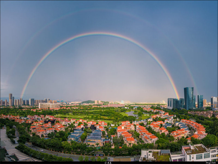 壹周美图：送你一道彩虹，愿你幸运加倍！