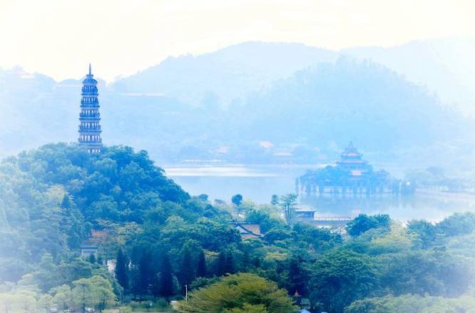 来到顺峰山公园，圆了我半个武侠梦