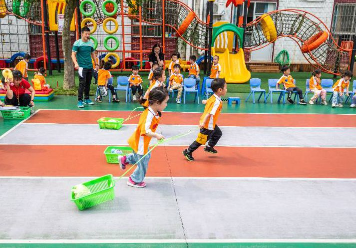 活力满满的幼儿园运动会