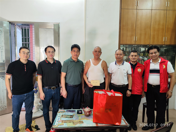 勒流：开展走访慰问，关爱企业军转干部