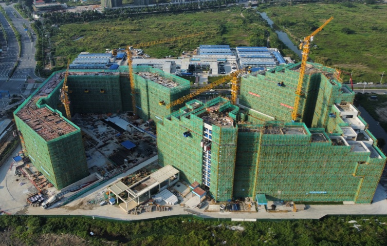 高新区·德邻里保障性住房主体结构封顶