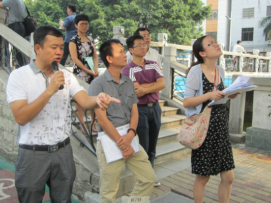 禅城环城局干部赞杏坛：城区比我们都好