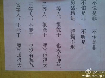 元芳，这世界到底有几等人？