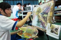 全国高考时，龙江120名学生也“考”书画