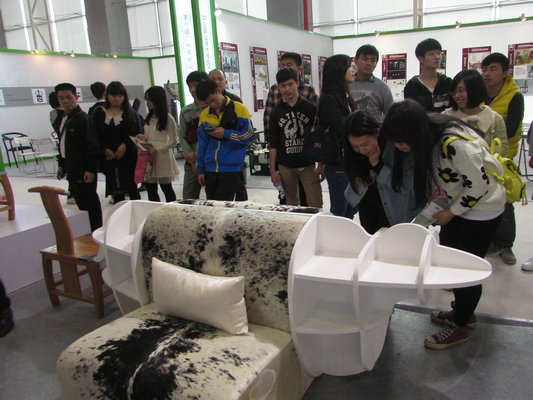 广州家居设计展，唯一中专龙江职校参加