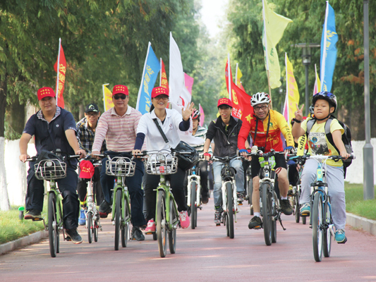 快乐骑行进伦教：文明在，城市美自来