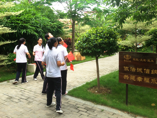 中小学生游逢简秀才艺，传承人文之美