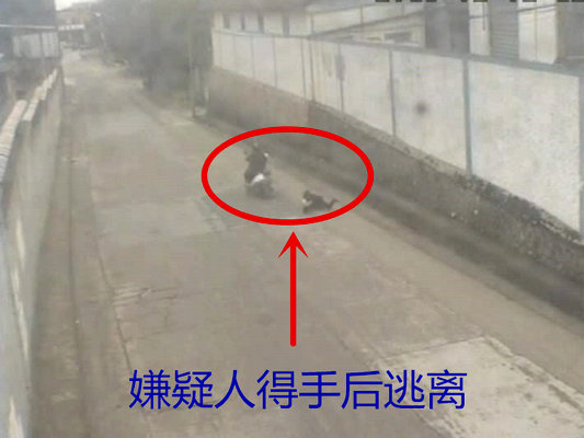 开家人摩托车抢劫，飞抢惯犯祸及家人