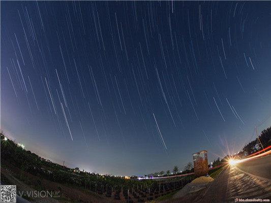 顺德均安南沙岛星轨