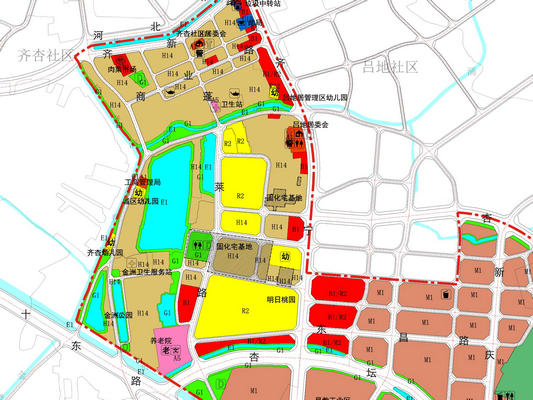 杏坛南城区控规：拟新增养老院、幼儿园