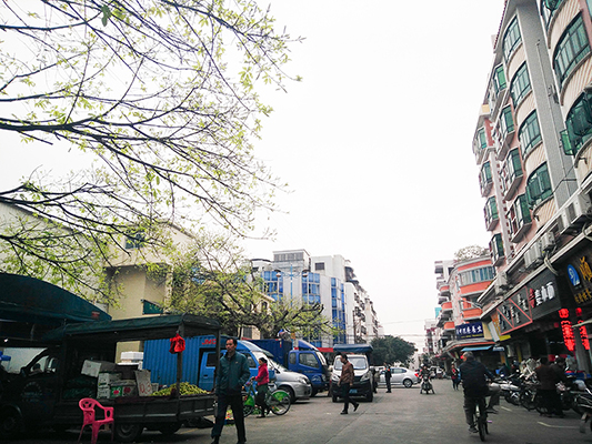 伦教振兴路华普楼下乱摆卖？已清理好