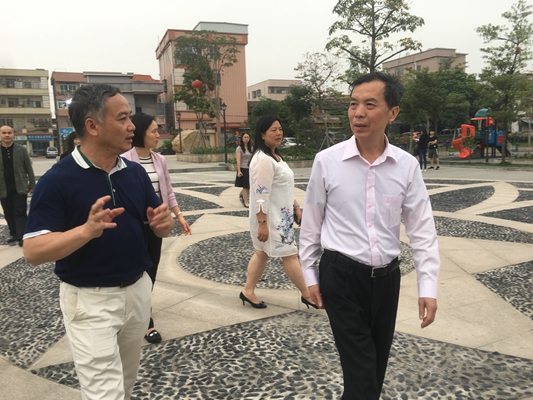 省文明办给黄龙村和潭洲村定了个小目标