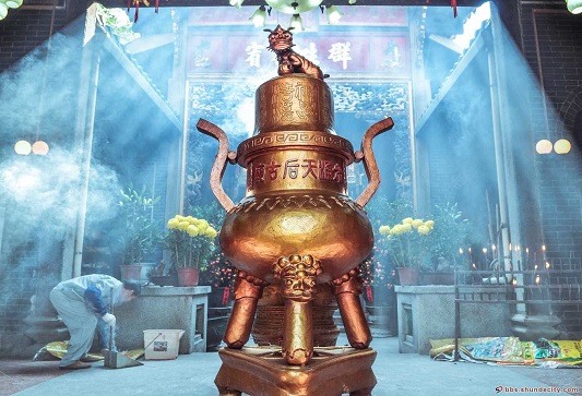 勒流众涌天后宫，一个代表性地方