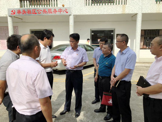 扫黑除恶北滘调研，不听汇报实地检查