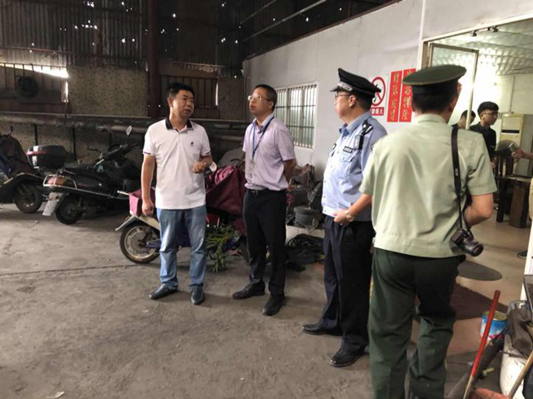 伦教：对照问题清单，加强联动执法整治
