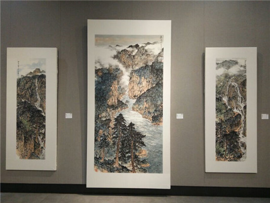 领悟山川之美，方楚乔画展亮相北滘
