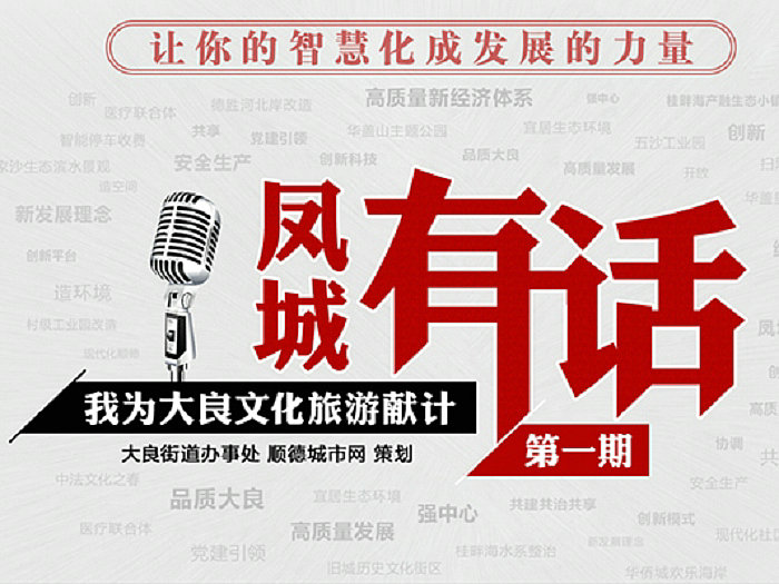 凤城有话：邀你为大良文化旅游献一计