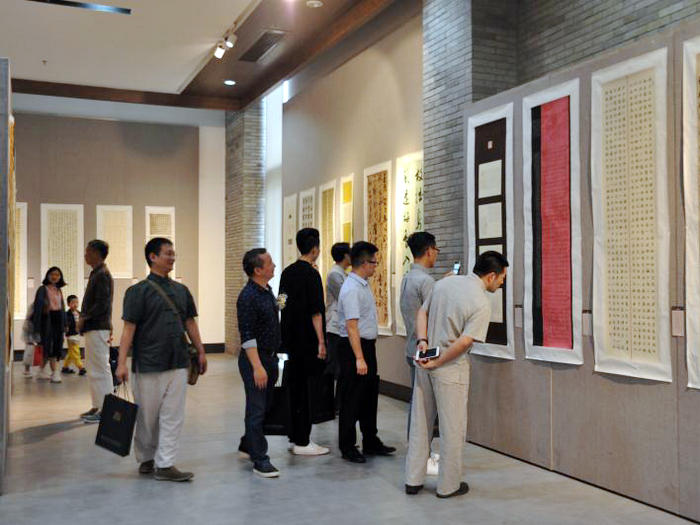 纪念五四，全国6城青年书法联展北滘见
