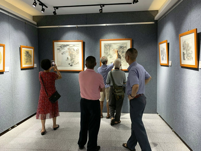 顺德文明实践：尽览名山大川！邓接回山水精品来到乐从