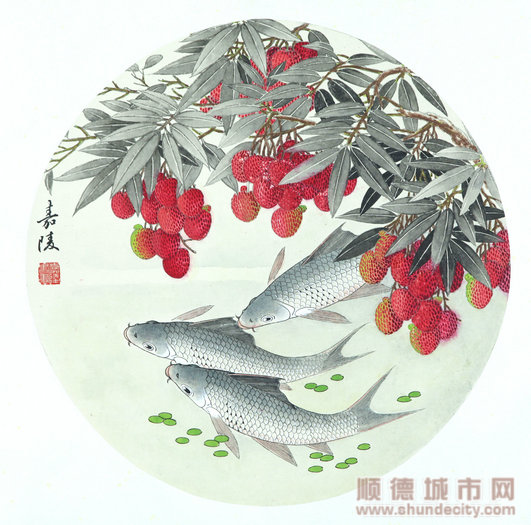 荔熟鱼肥 直径50cm 1985年_副本.jpg