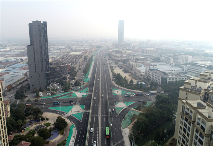 杏坛辅路通车，南国路道路升级全线贯通