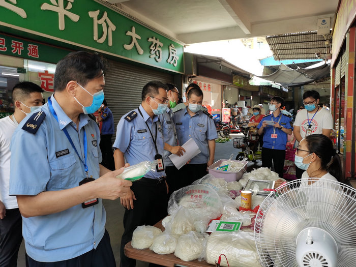 龙江：做好防疫，加强农贸市场安全检查