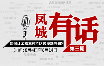 凤城有话：如何让金榜莘村片区焕发新光彩？