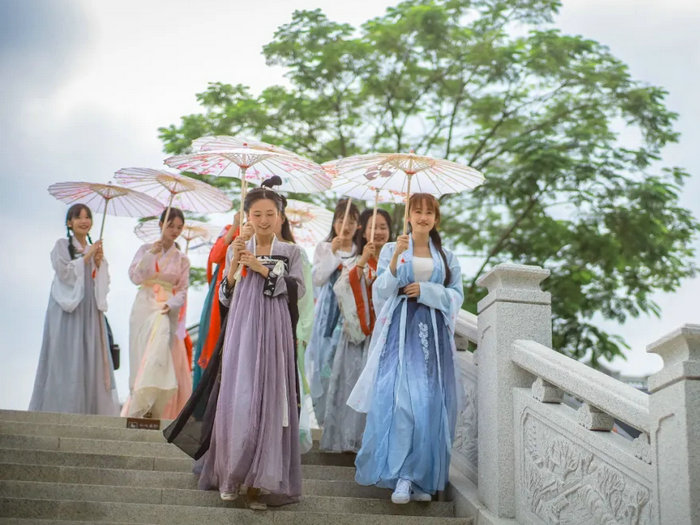 中秋国庆汉风游园，就在北滘的岭南和园