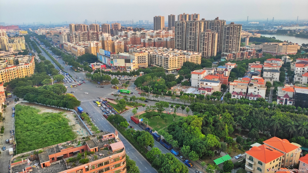 晚霞照耀下的勒流，新发展，新景象……