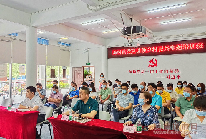 陈村镇开展党建引领乡村振兴专题党课培训会。.jpg