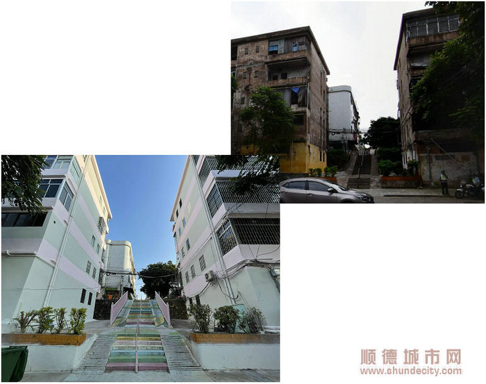 容新社区德胜路单体楼改造前后对比图。.jpg