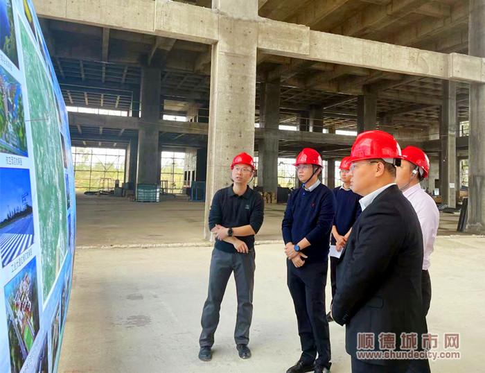 调研组前往茂名临空经济区，了解航空酒店项目规划建设情况。.jpg