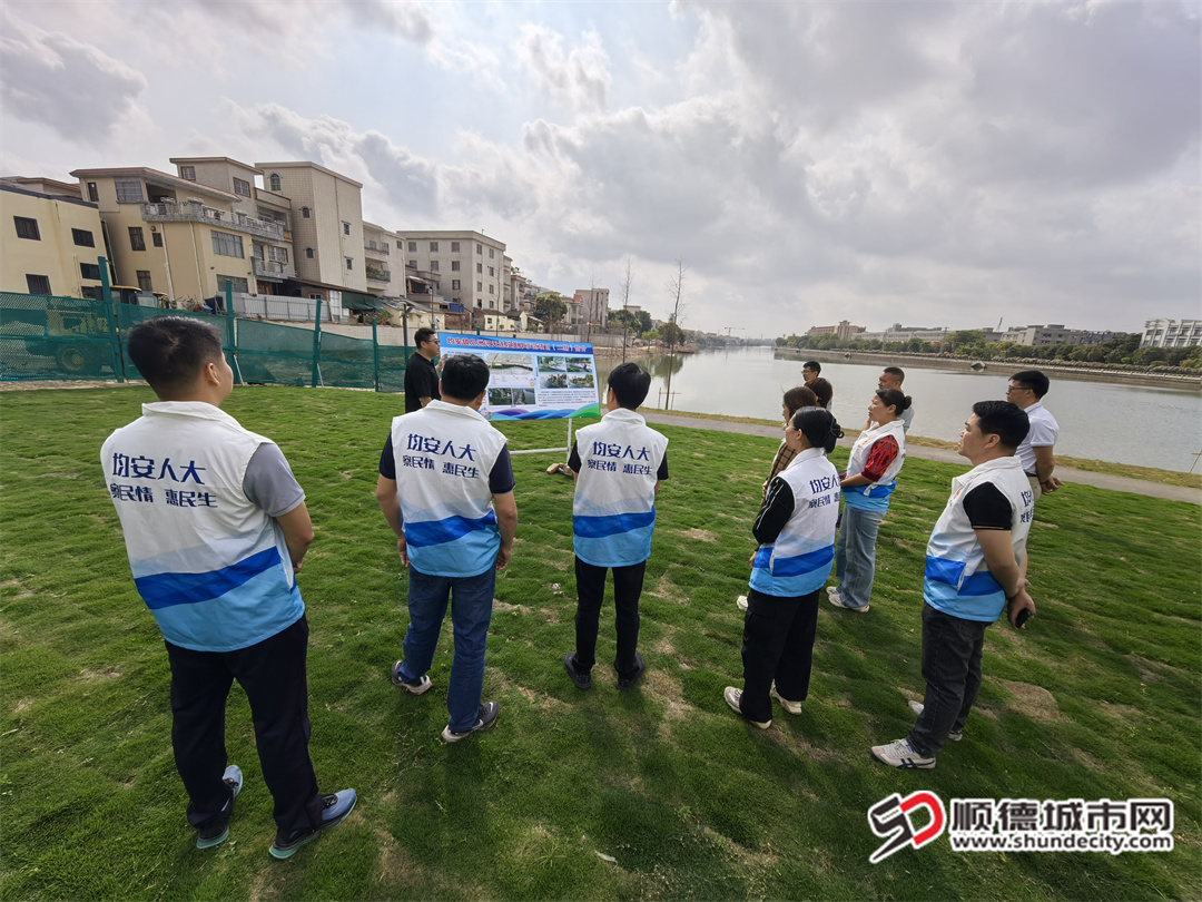 人大代表视察凫洲河天连段美岸示范项目（二期）施工现场 (2).jpg