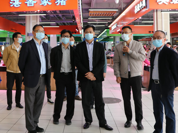 市里来调研，龙江农贸市场改造获肯定