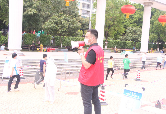 全镇上下一心，杏坛有序高效完成核酸检测